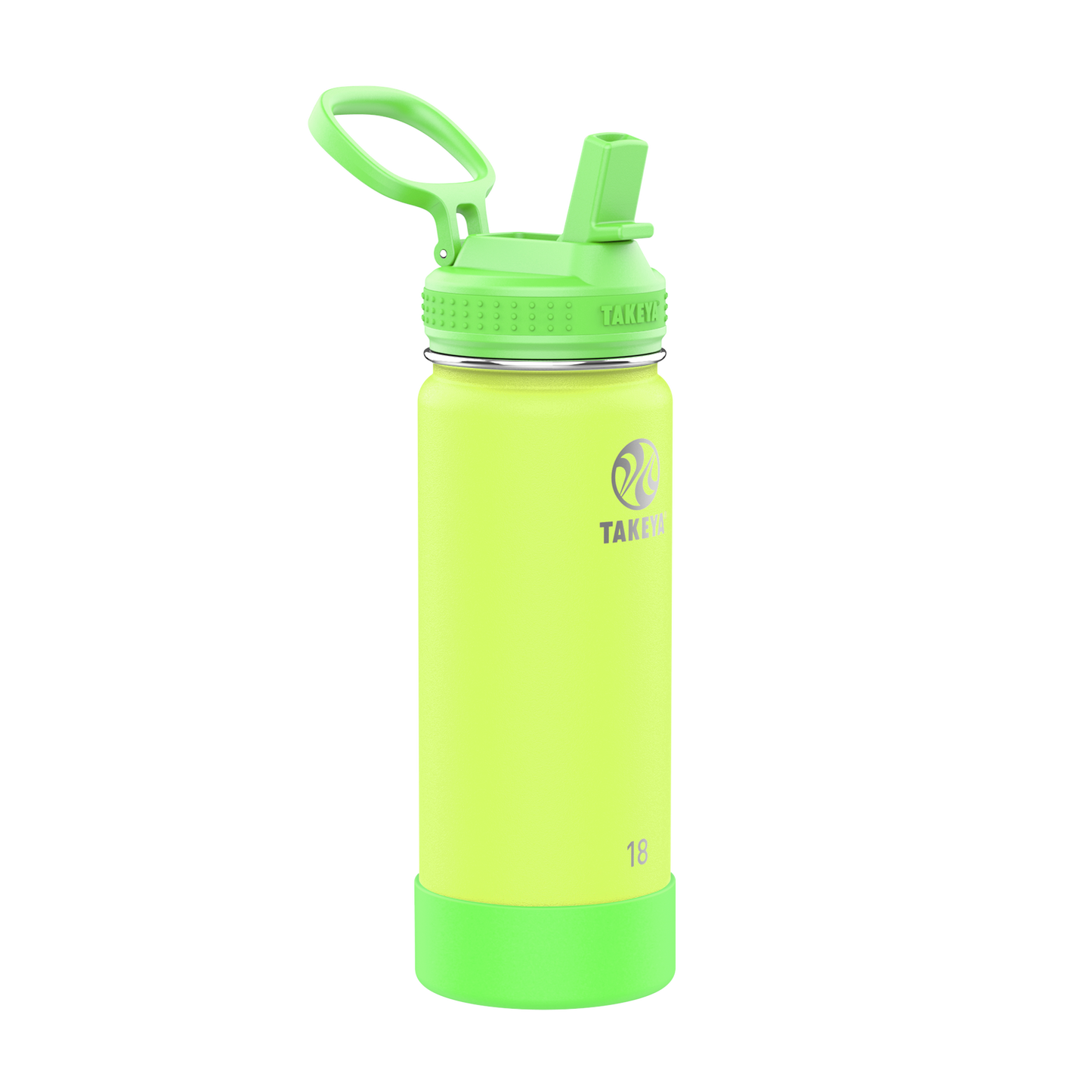 actives-kids-glow-in-the-dark-water-bottle-with-straw-lid-d4 51075-Actives-Kids-Straw-18-GID-LightningGreen-angle.png
