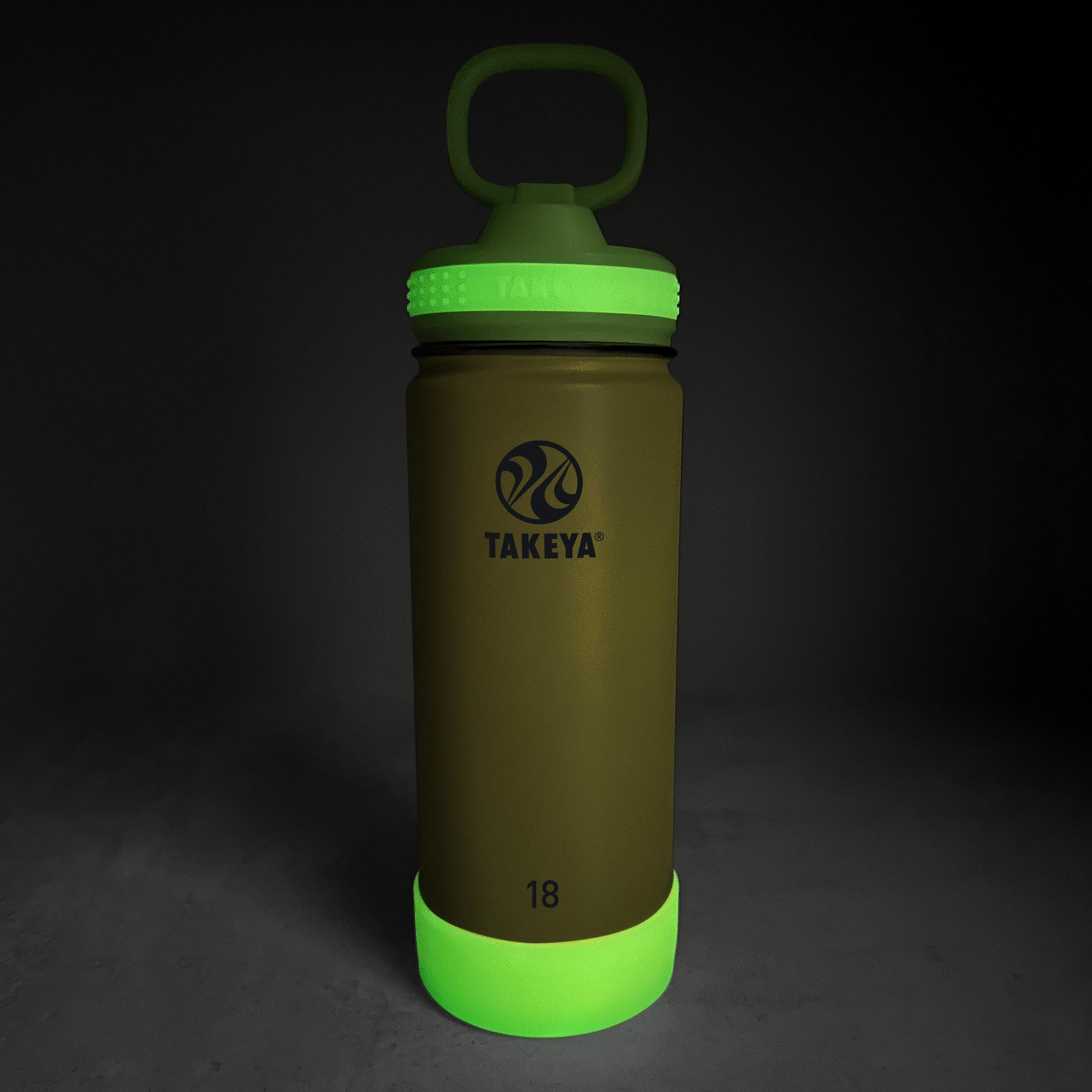actives-kids-glow-in-the-dark-water-bottle-with-straw-lid-d4 51075-Actives-Kids-Straw-18-GID-LightningGreen-dark-V2.png