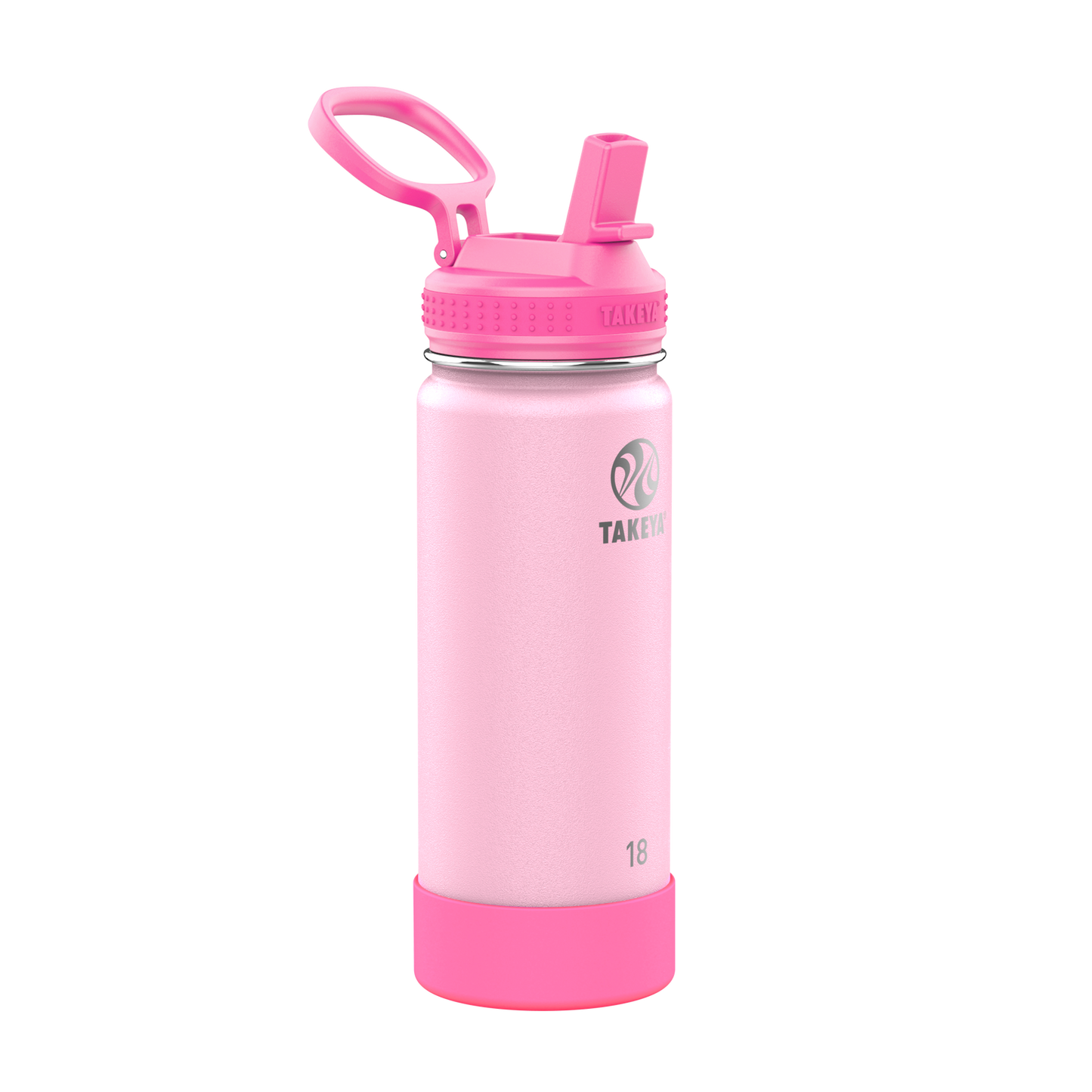 actives-kids-glow-in-the-dark-water-bottle-with-straw-lid-d4 51076-Actives-Kids-Straw-18-GID-SummerGlowPink-angle.png