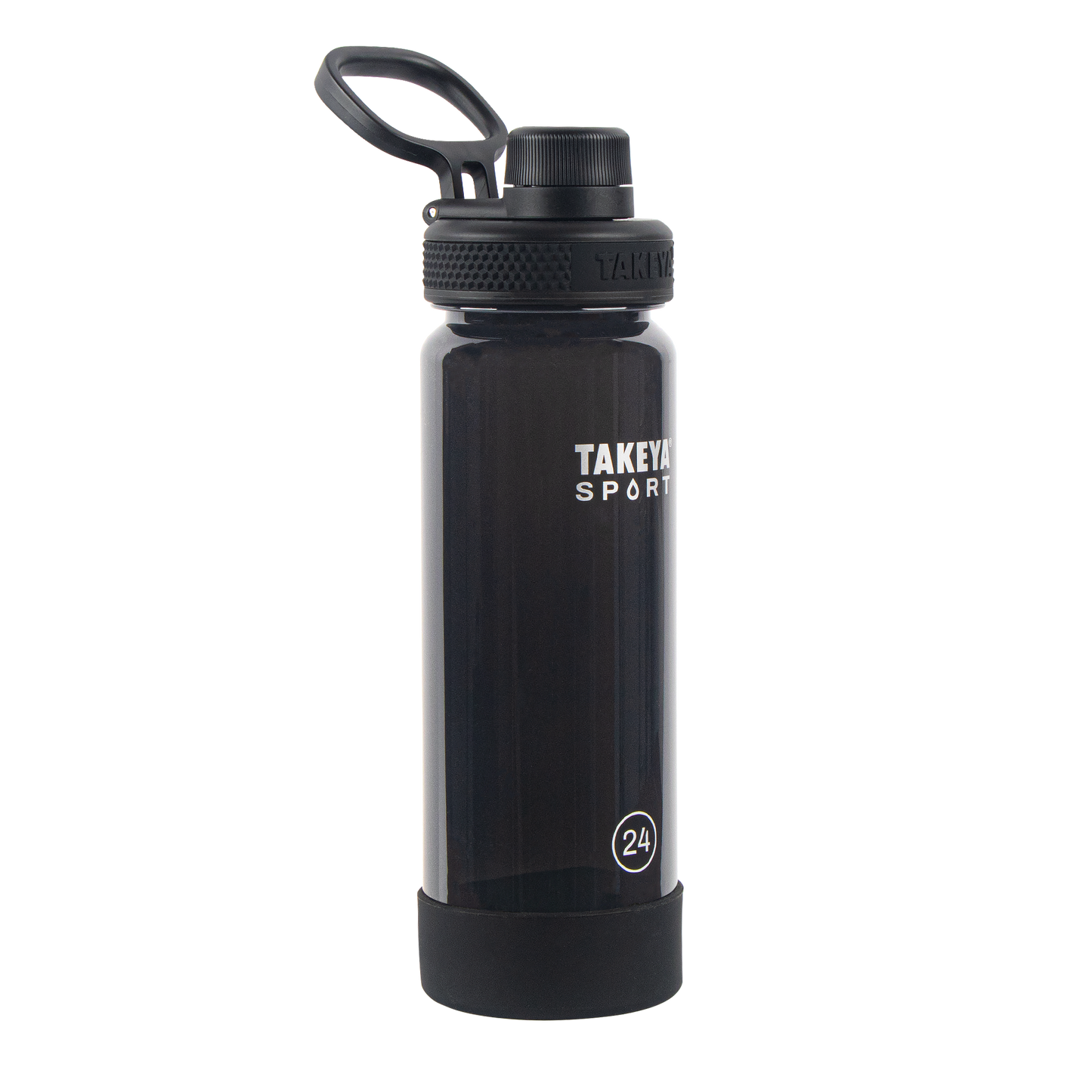 tritan-sport-water-bottle-with-spout-lid-h5 51664-TKS-Tritan-Spout-24-GrandSlamBlack-frontangle.png