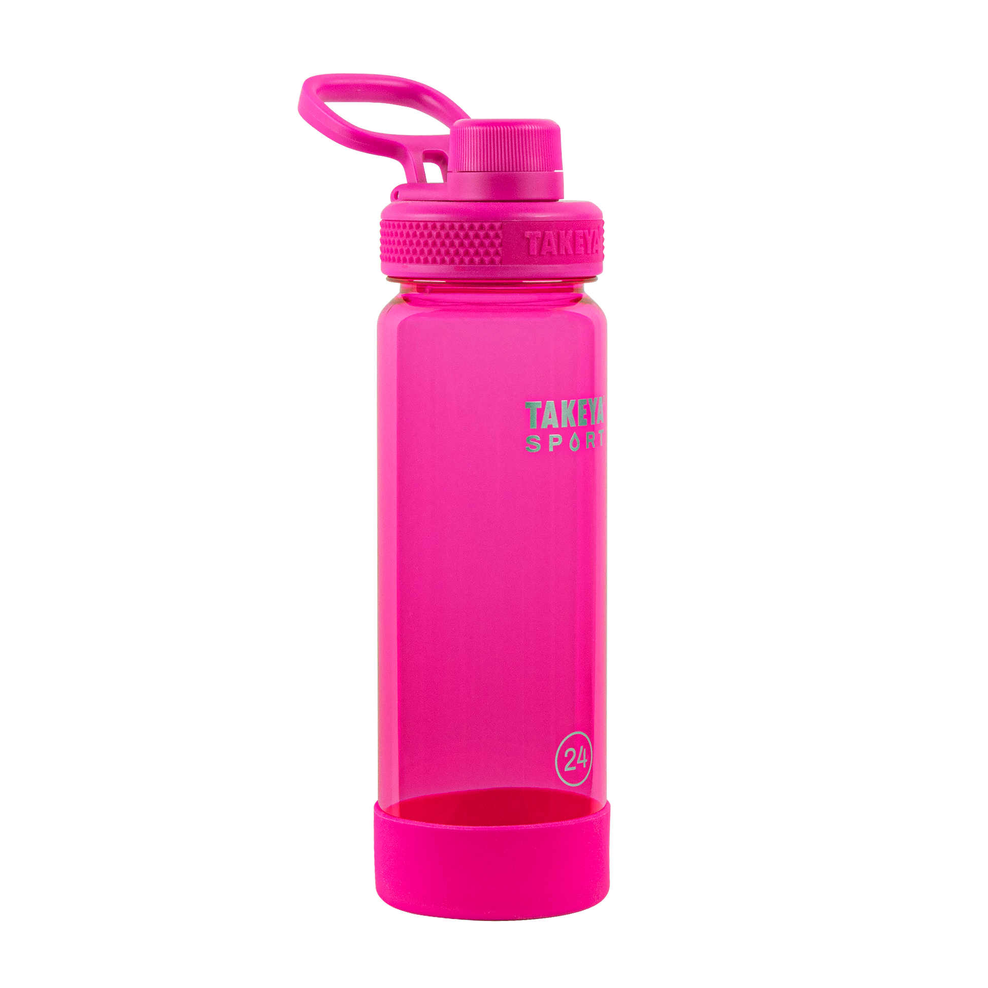tritan-sport-water-bottle-with-spout-lid-h5 51671-TKS-Tritan-Spout-24-PinkSweep-frontangle.png