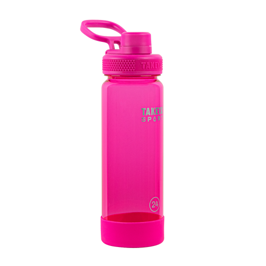 tritan-sport-water-bottle-with-spout-lid-h5 51671-TKS-Tritan-Spout-24-PinkSweep-frontangle.png