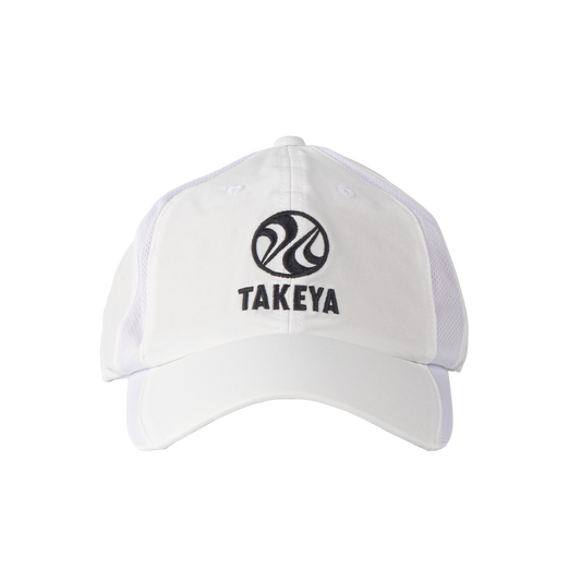 takeya-sport-vented-adjustable-hat-u7 97285-TK-PB-Hat-White-Front.png